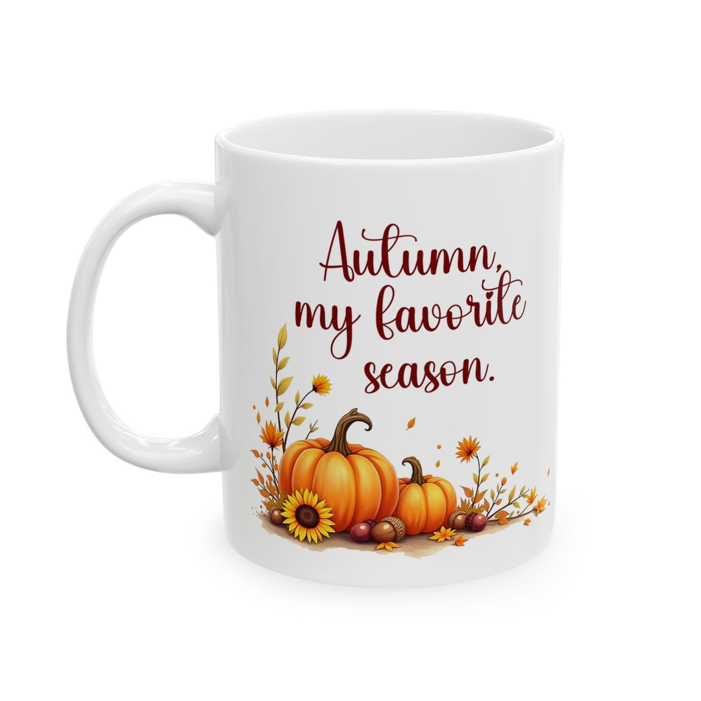 Autumn Gnome Ceramic Mug