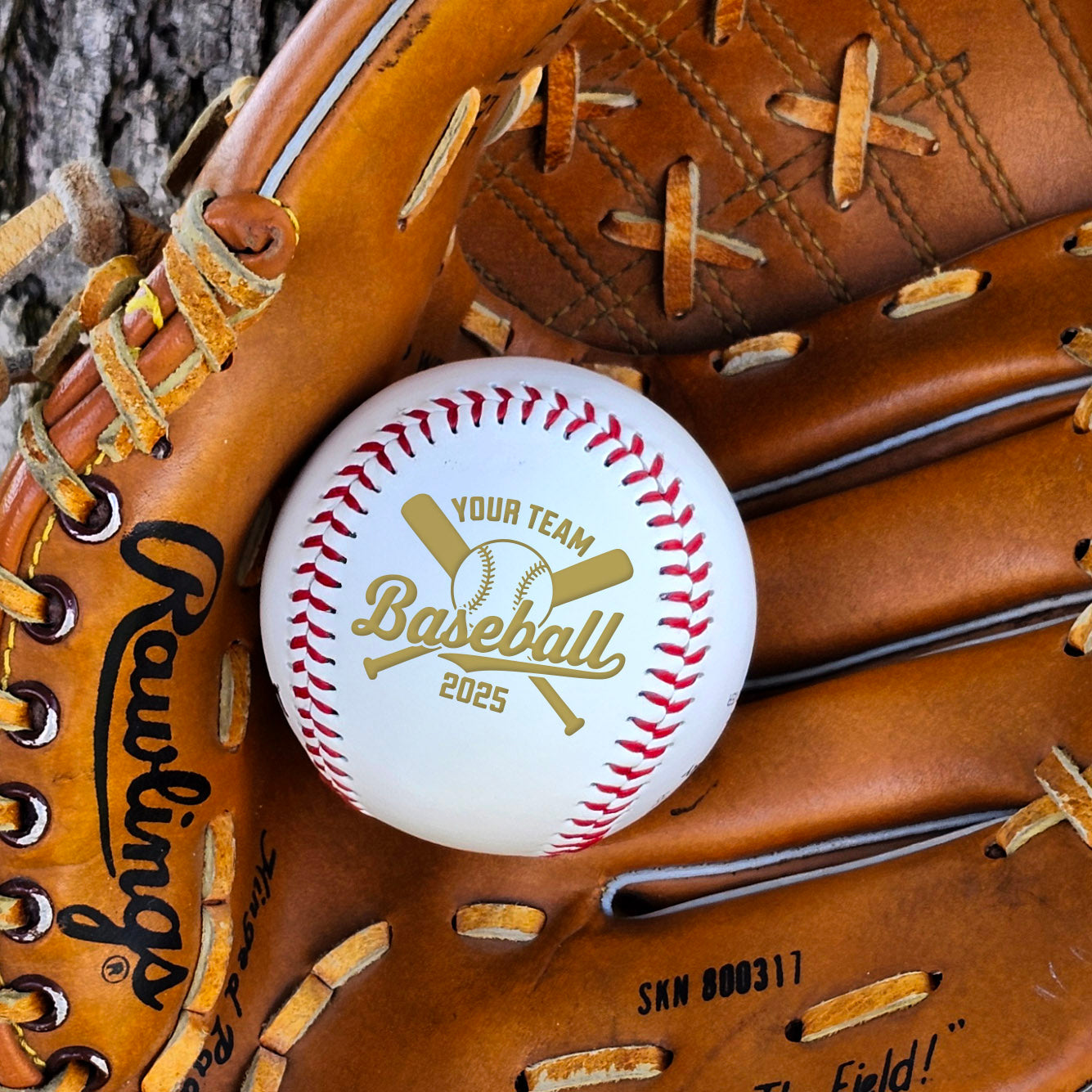 Personalized Baseball - Option 1