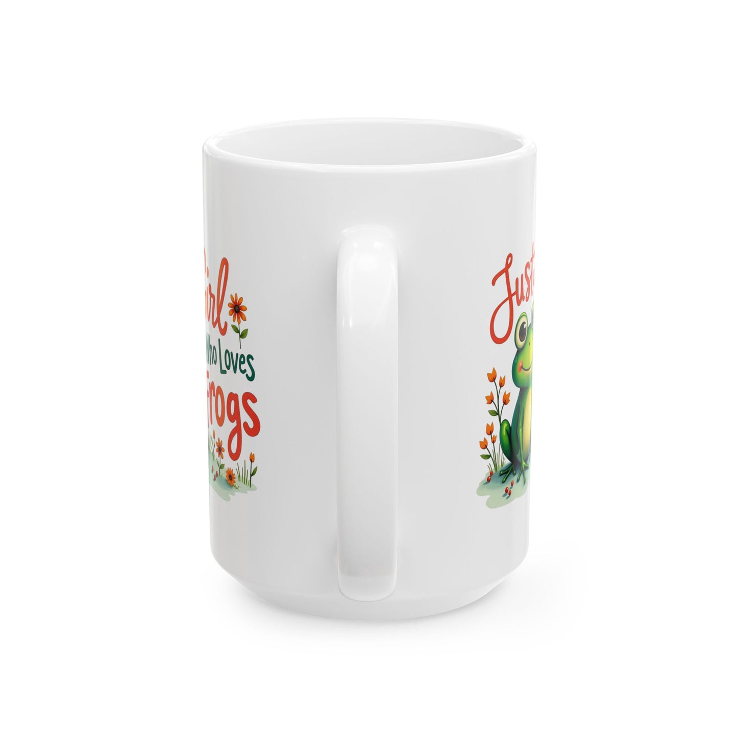 Just a Girl Who Loves Frogs Ceramic Mug