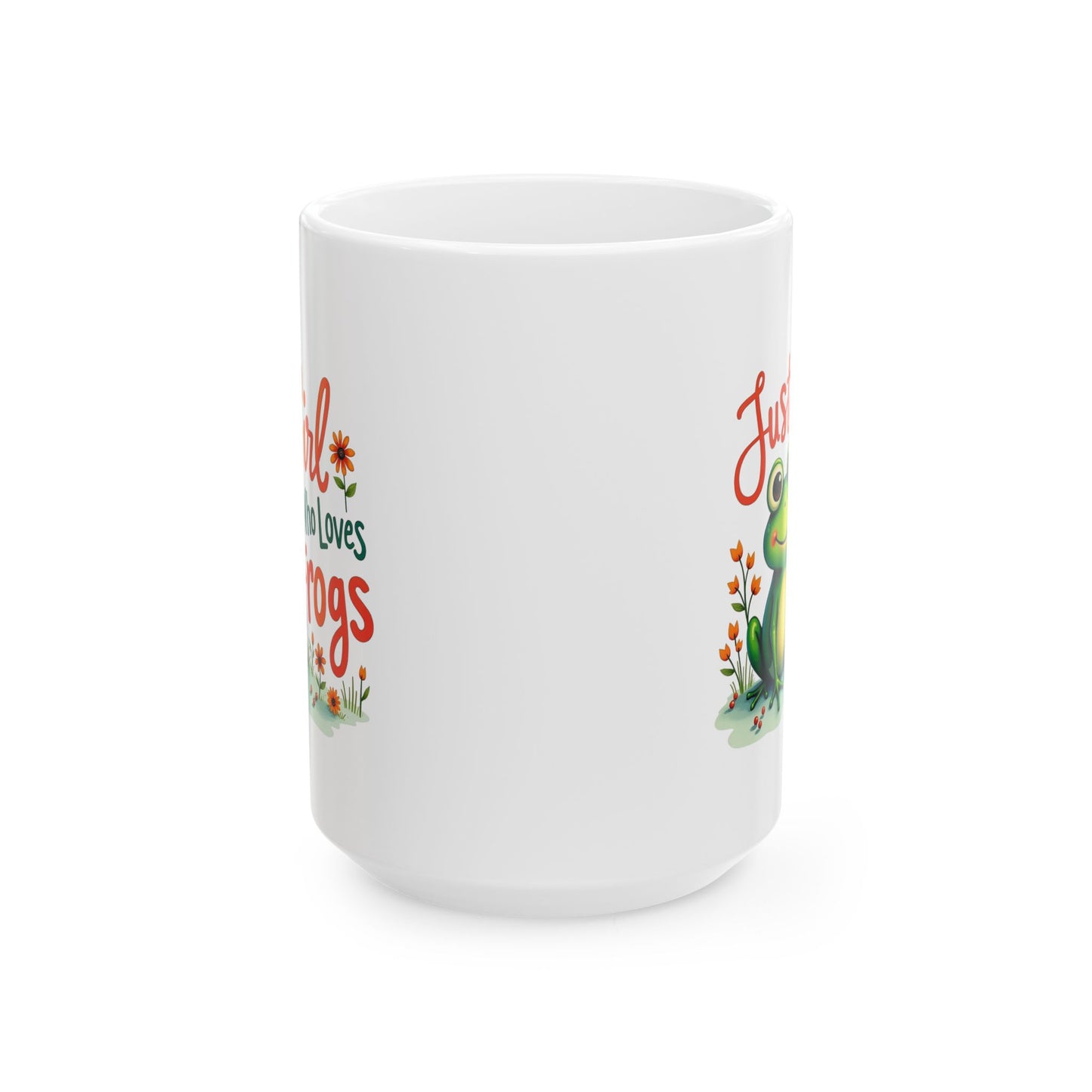 Just a Girl Who Loves Frogs Ceramic Mug