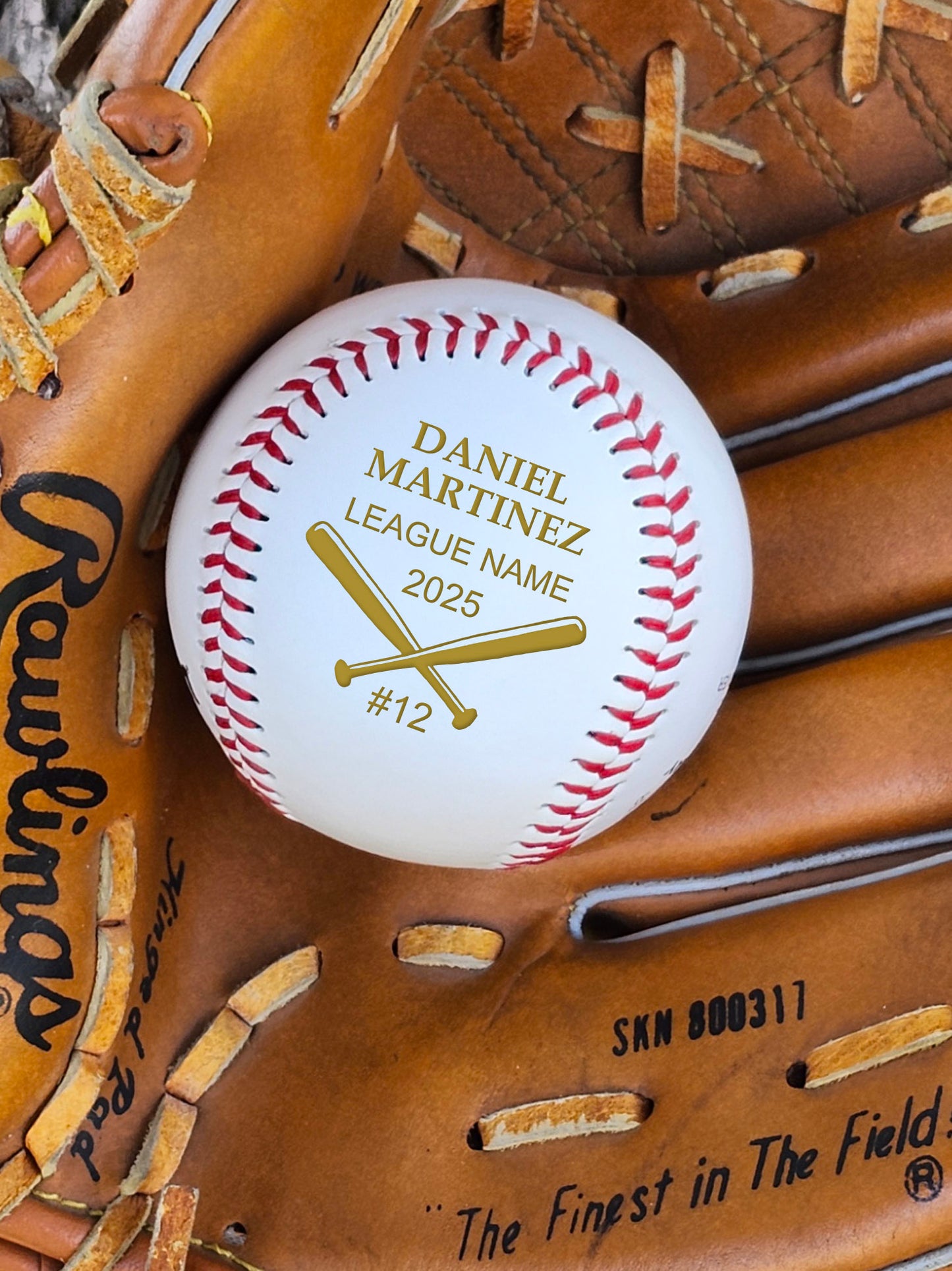 Personalized Baseball - Option 2