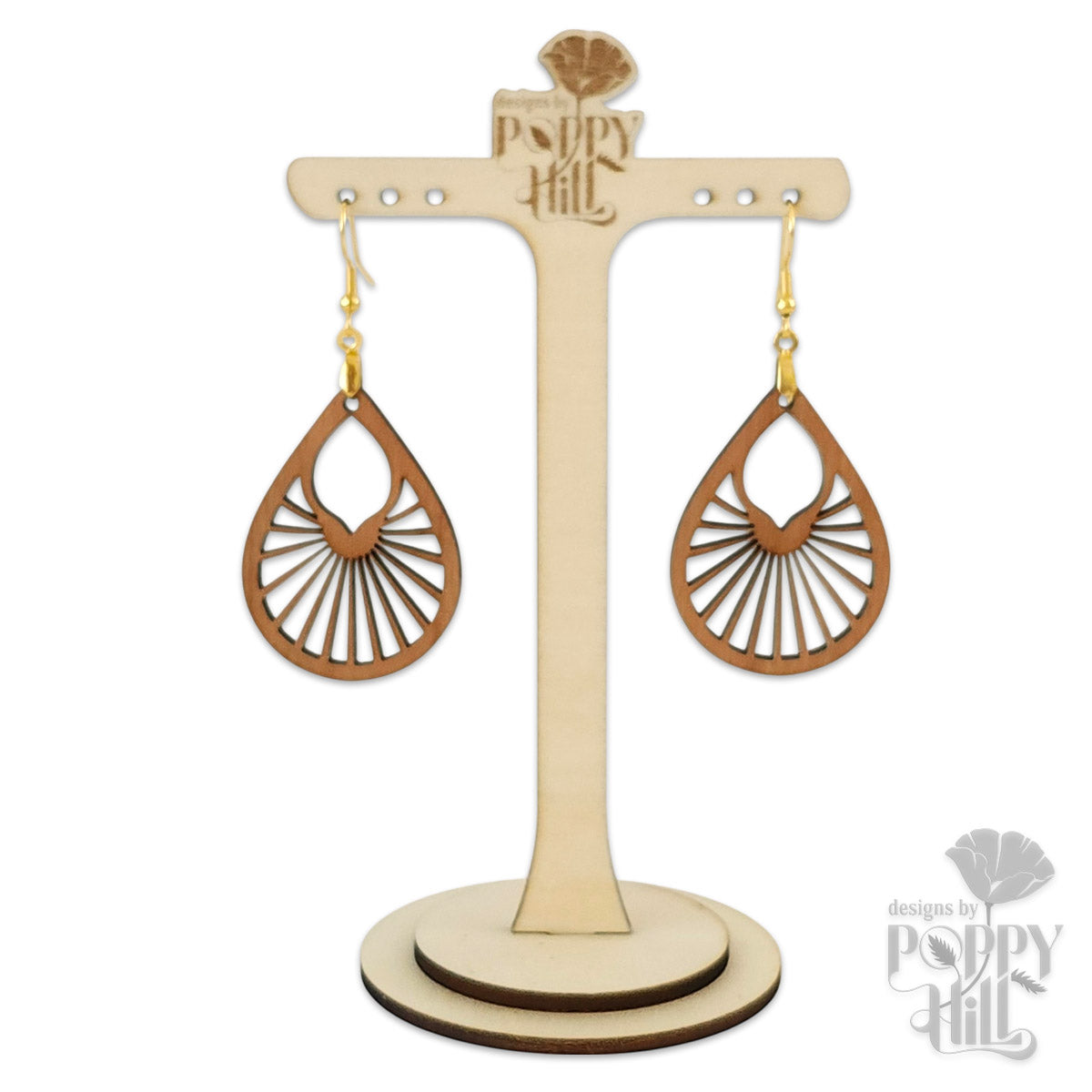 Sunburst Teardrop Earrings