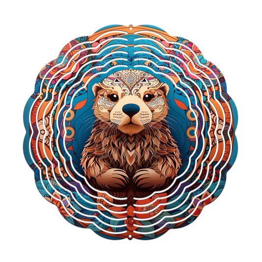 Sea Otter Wind Spinner
