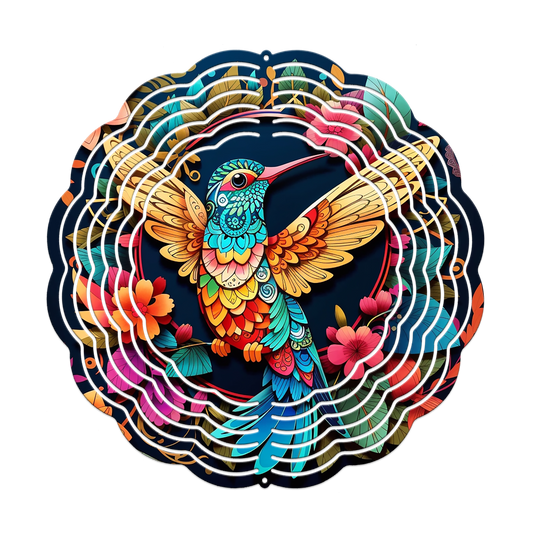 Hummingbird 2 Wind Spinner