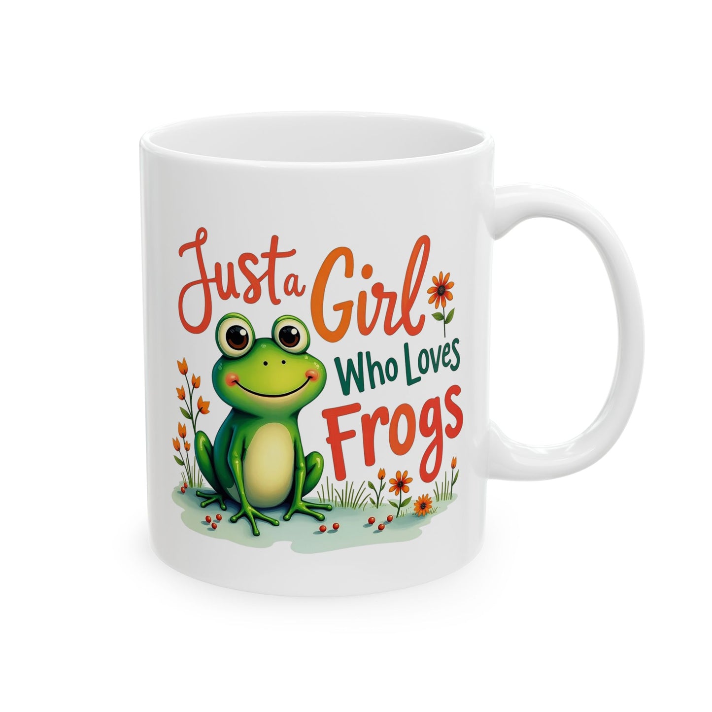 Just a Girl Who Loves Frogs Ceramic Mug
