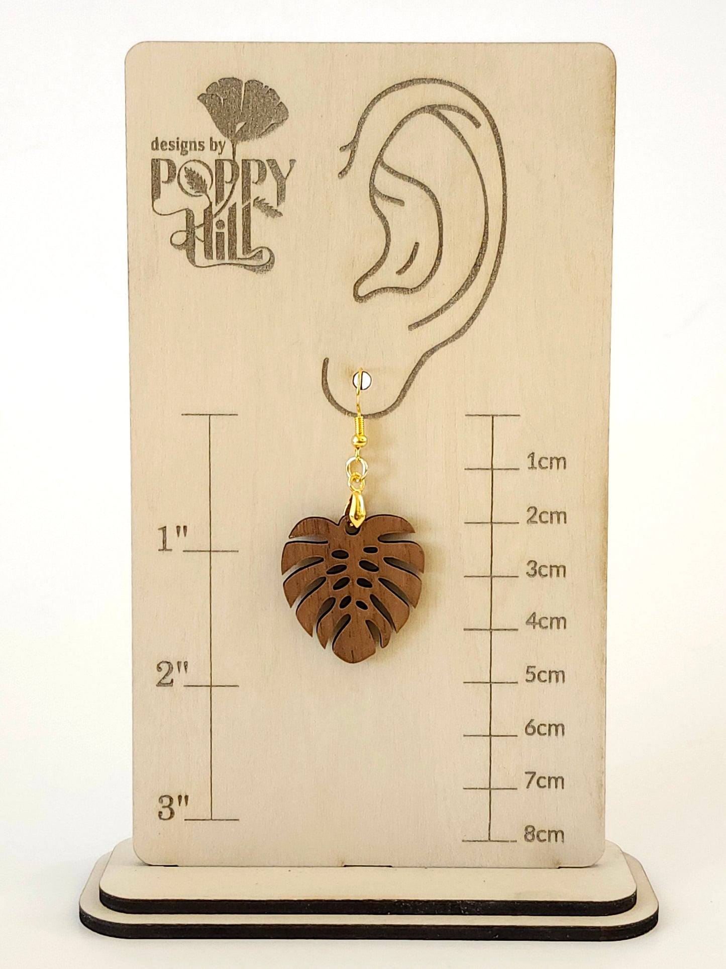 Monstera Leaf Earrings