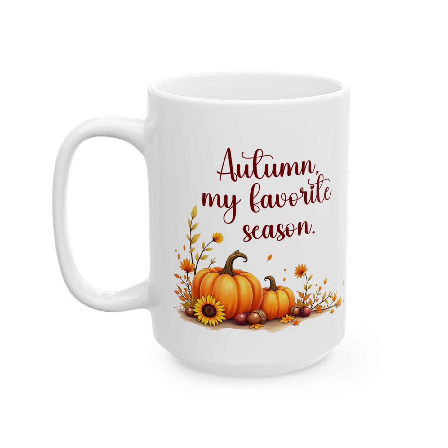 Autumn Gnome Ceramic Mug