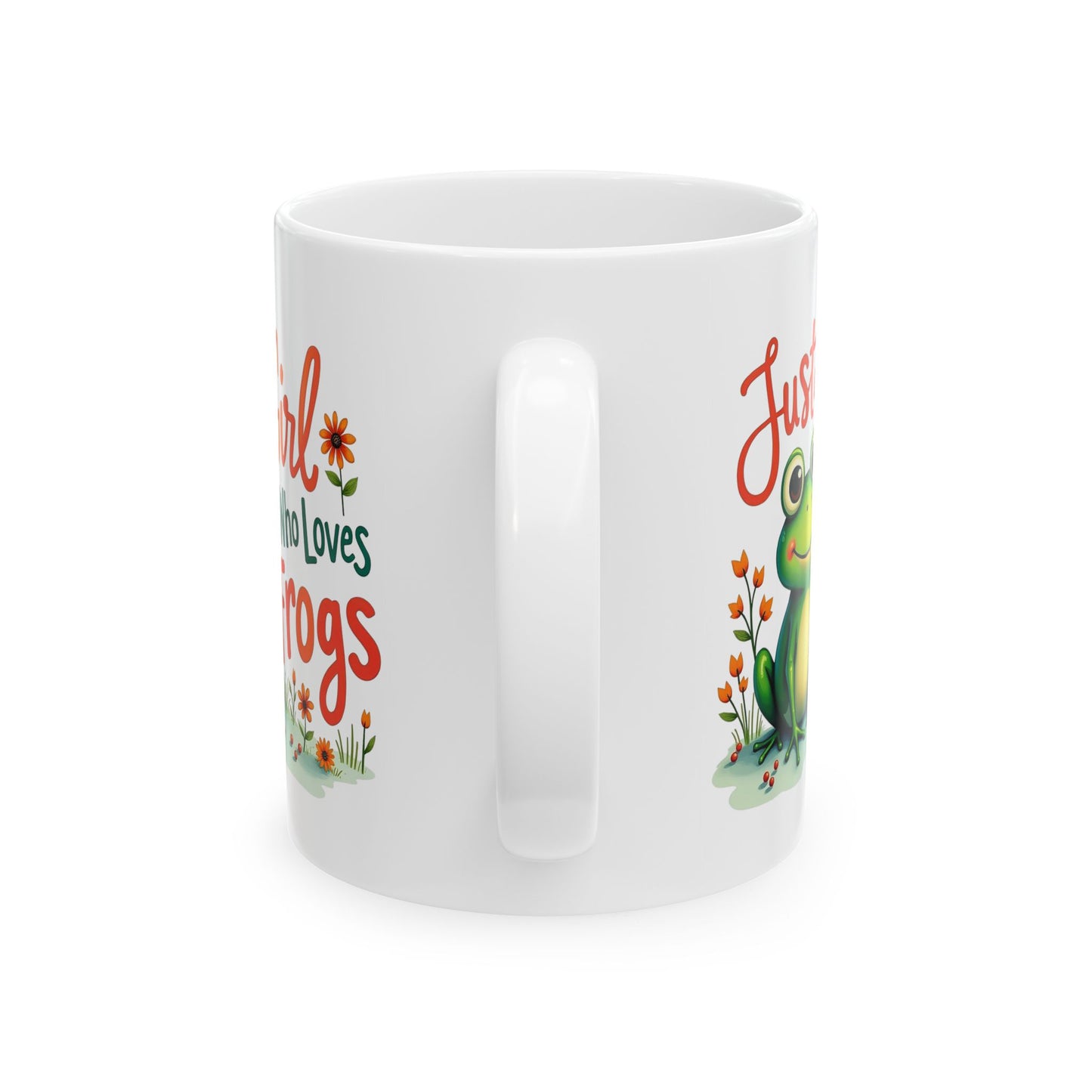 Just a Girl Who Loves Frogs Ceramic Mug