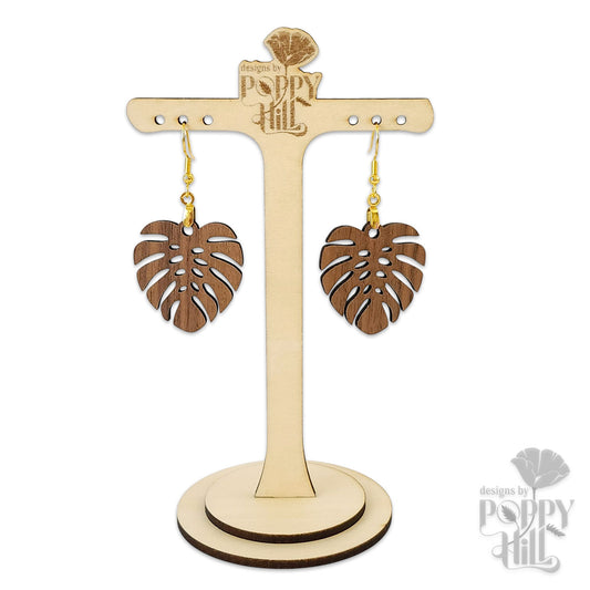 Monstera Leaf Earrings